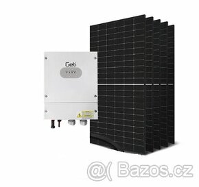Solární invertor GETI GWH01 a 2,5KW panelu pro PV ohřev vody