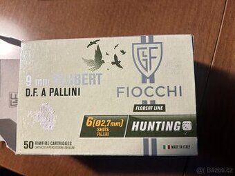 Náboje flobert 9 mm - FIOCCHI Pallini,brokové,VÝMĚNA