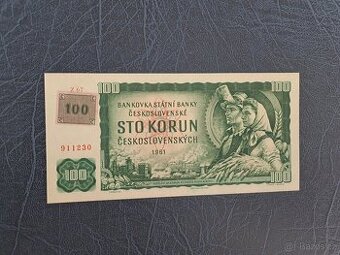 100 Kč 1961 - STAV UNC - Série Z - 1