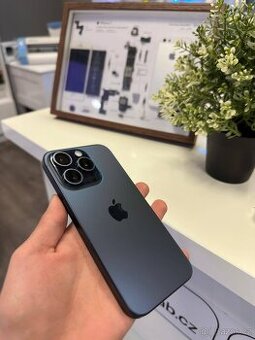iPhone 15 Pro 128GB Modrý titan Záruka