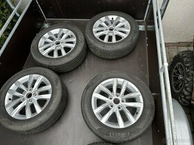 Prodám Alu kola 5x112, ET 48 s letními pneu