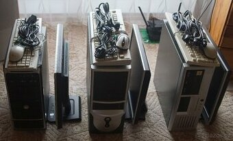 Tři PC sestavy za 900,- Kč celkem