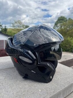 Překlápěcí přilba Scorpion EXO-TECH Pulse černo-červená