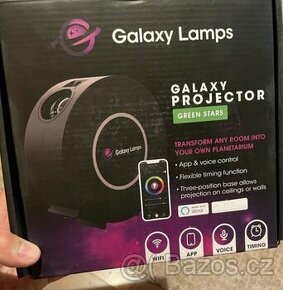 Galaxy projector - green stars - 1