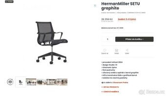 Herman Miller Setu, k dispozici více kusů