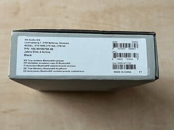 Jabra Elite 4 Active, nová, nevybalená