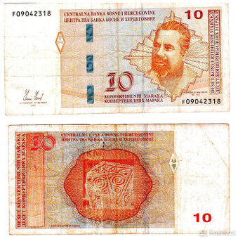 Bankovka 10 Kovertabilnih MARAKA