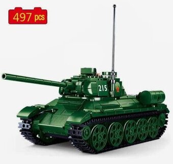 Sluban Model Bricks M38-B0982 Tank T34-85
