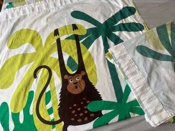 Dětské závěsy IKEA s opicí - 1