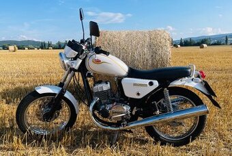 Jawa 350 Californian 5, bílá perleť, český TP