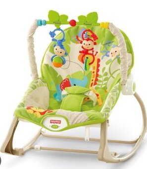 Sedátko-houpací křeslo- kolébka s vibrací od Fisher- Price