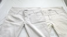 dvoje bavlněné kalhoty vel 44 rifl.střihu