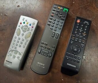 Dálkové ovladače- SONY, SAMSUNG, THOMSON, levné