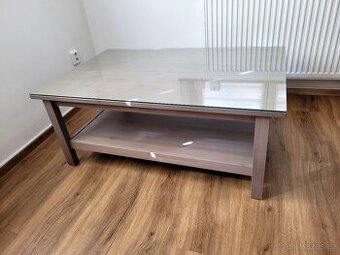 Konferenční stolek Hemnes IKEA šedobéžový