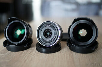 SONY 16/2,8 + 12/2,8 + 10/2,8 FishEye