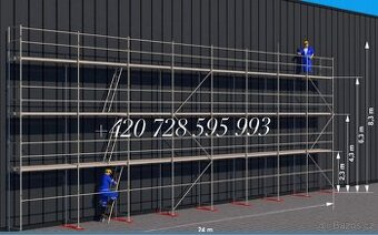 Prodám: Sadu lešení typ Baumann 203m2