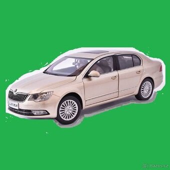 NOVÝ Škoda Superb 2 FL (facelift), ABREX M 1:18, otevírací