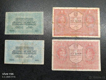Bankovky Českoslovenko 1919 1.republika