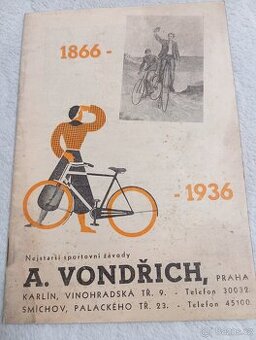 Katalog historických kol Avon - Augustin Vondřich 1936