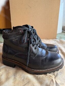 Kotníkové, kožené boty - farmářky zn. Josef Siebe