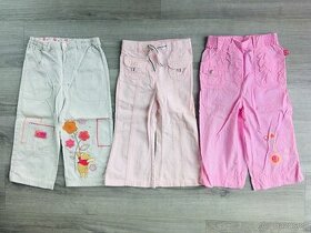 Dětské plátěné kalhoty – vel. 86/92
