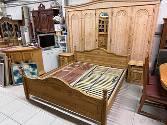 dvakrát kompletní borovicová ložnice-masív