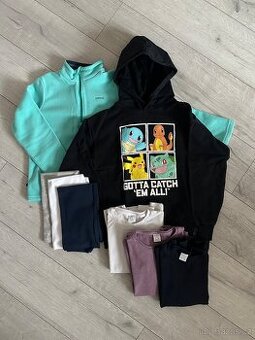 Mikina + tričko + tílko vel.128