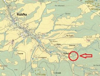 Zemědělské pozemky k.ú. Růžďka