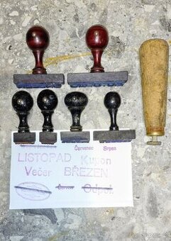 Razítka a pečetidlo