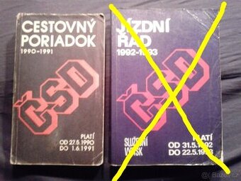 Jízdní řády ČSD,ČD