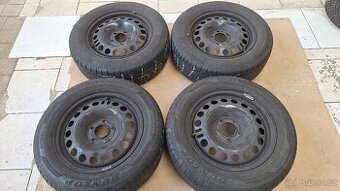 Sada disků Opel 16" 5x115 letní pneu 215/60 R16 4-6mm Zafir