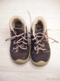 Dětská kožená zimní obuv Fare - velikost 21