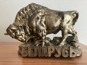 Soška běloruského symbolu - zubra