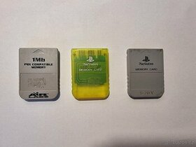 PS1 paměťové karty