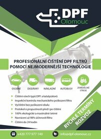 DPF Olomouc - čištění filtrů pevných částic