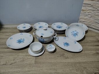 Porcelánová Jídelní Sada Značená Epiag ČSSR