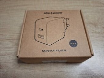 nabíječka mobilu AlzaPower A145 Fast Charge 45W černá