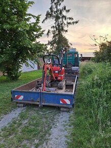 Pronájem minibagru KUBOTA K008-3 - 1