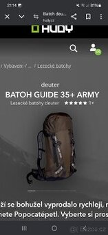 Koupím Deuter guide army