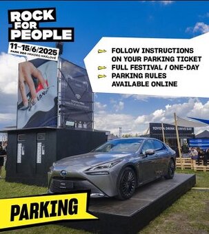 PARKING u areálu - RFP 2025 - 4 dny