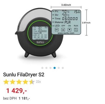 Sunlu filament dryer a connector - 1
