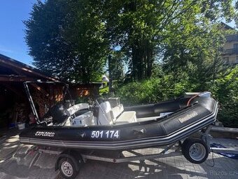 RIB ČLUN+MOTOR+VLEK