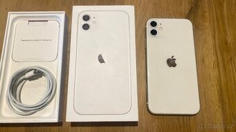 iPhone 11 64GB bily, dobry stav