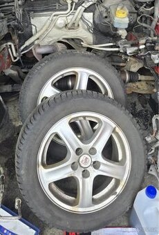 Alu kola 5x100 r15 zimní pneu skoda seat audi vw