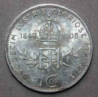 Mince 1 koruna 1908 František Josef I.