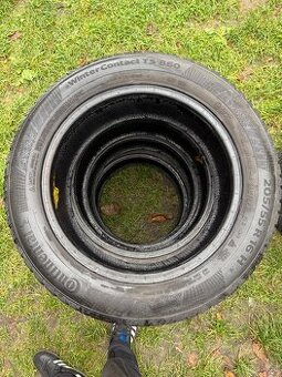 Prodam sady zimni pneu Continental 205/55r16