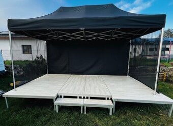 Profi pódium 6x3m, zn. Bütec