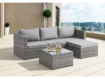 2dílná BESTBERG zahradní ratanová souprava