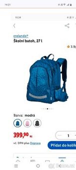 Dětský školní batoh