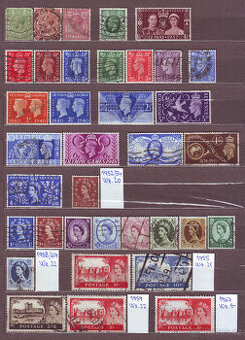 Staré poštovní známky - Anglie, Portugalsko, Holandsko